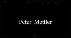 Desktop Screenshot of petermettler.com